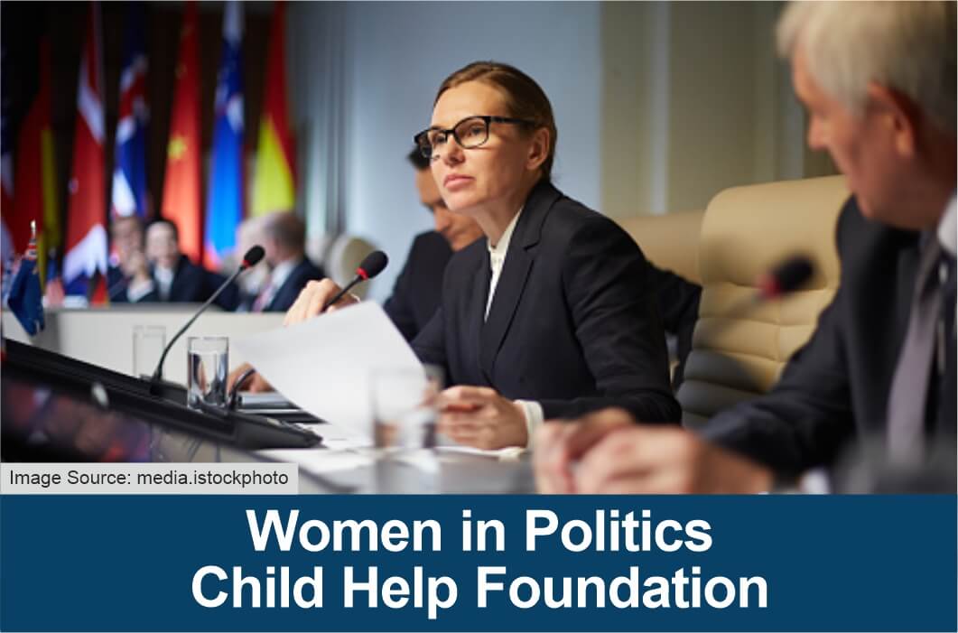 Female Political Leader, Child Help Foundation