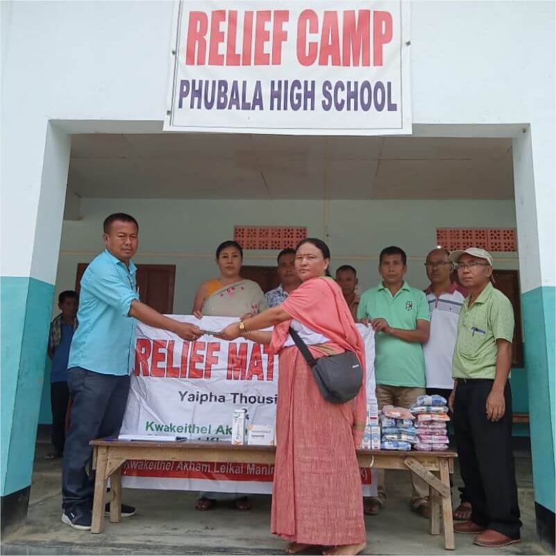 Child Help Foundation Relief Camp Manipur