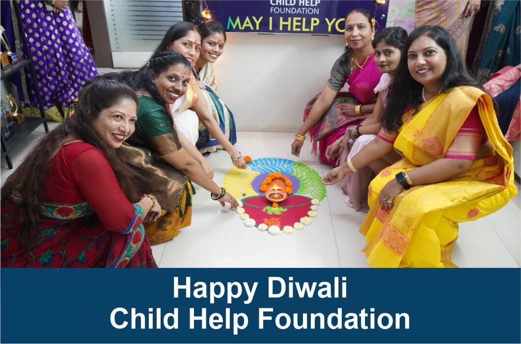 Volunteers of CHF celebrating Diwali