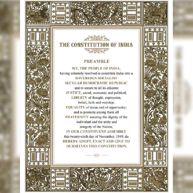 Preamble of India