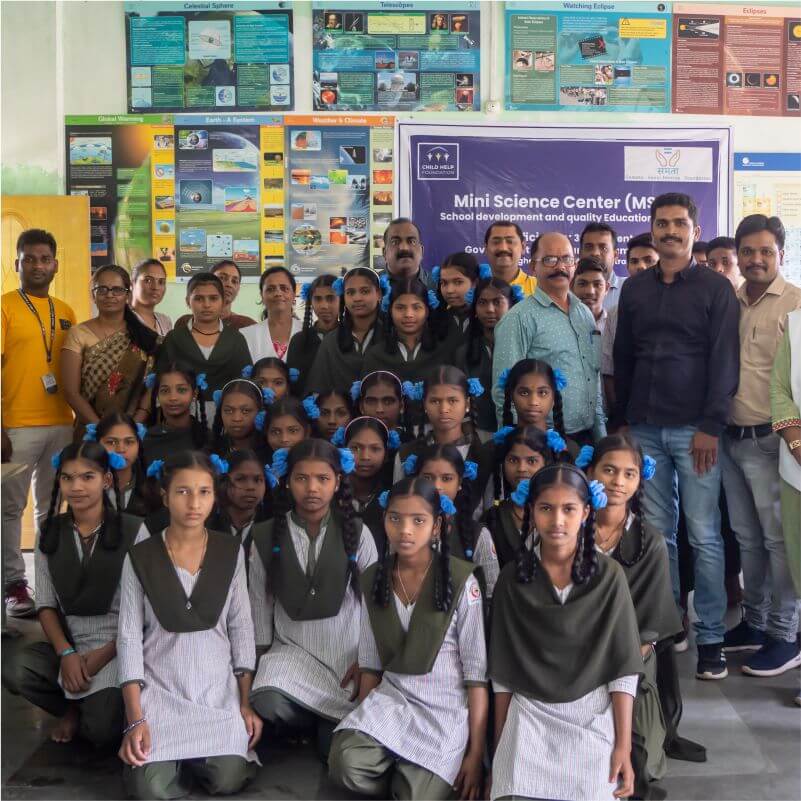 CHF opening a Mini Science Center at a government school