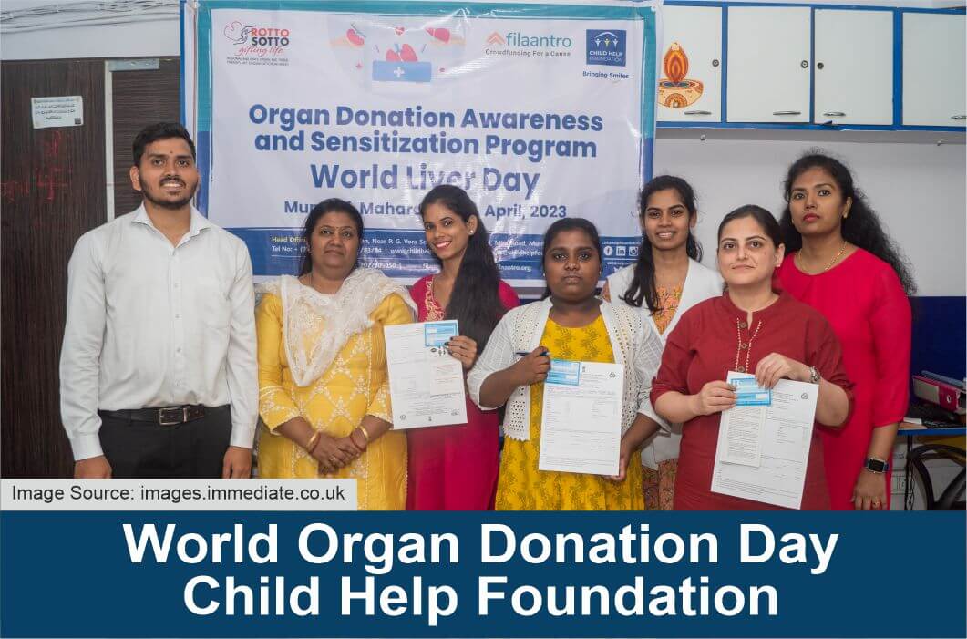 World Organ Donation Day Child Help Foundation