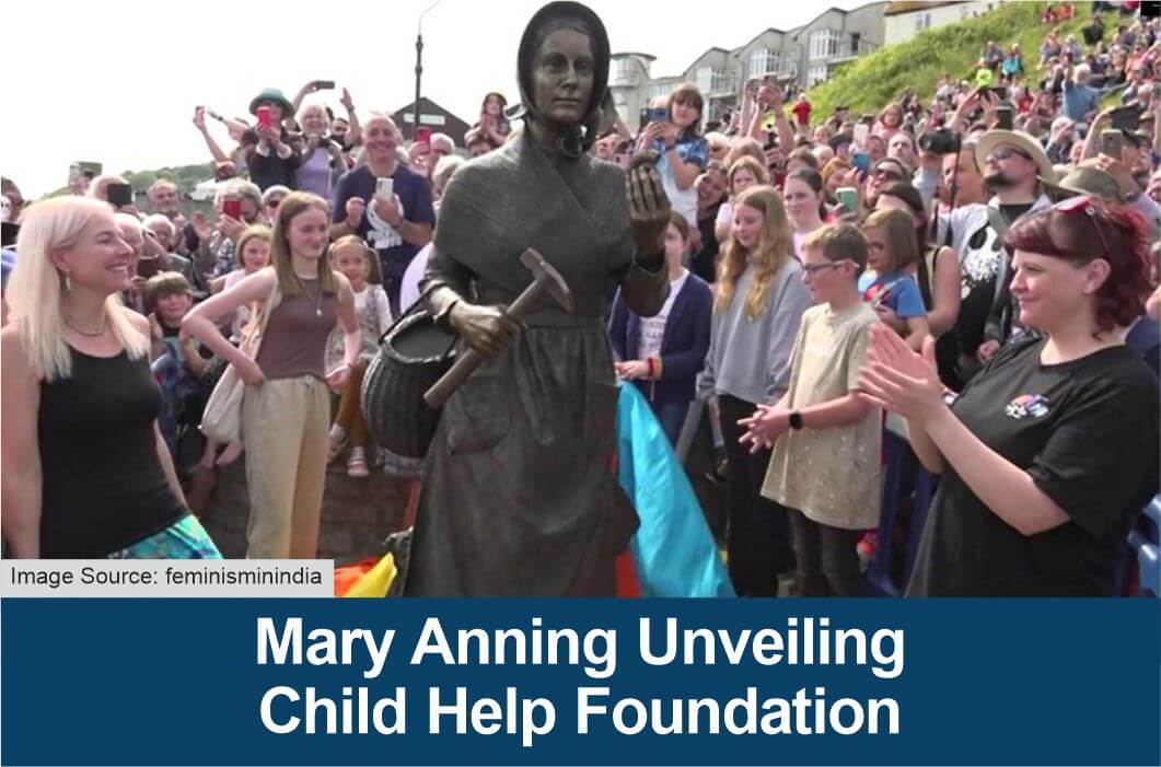 Mary Anning Unveiling Child Help Foundation
