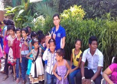 Seeing the Smile on the face of God's Dear Children makes the day for all. 