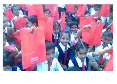 hild Help Foundation celebrated Republic Day at Kamal School