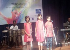Singing competition conducted with music ustad