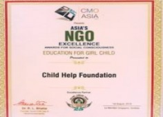 01_ Child Help Foundation Award of Excellence for Educating Girl Child